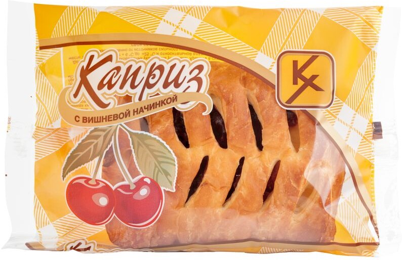 Слойка Клинский Каприз с вишнёвой начинкой 80г