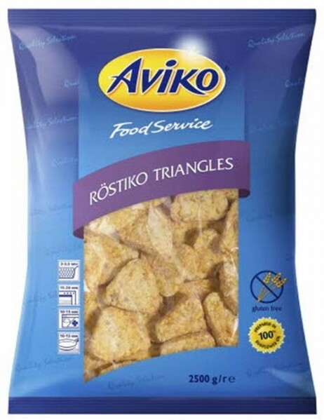 Картофельные треугольники Aviko замороженный, 2.50кг