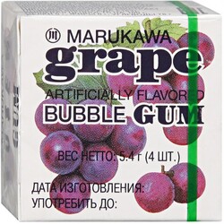 Жевательная резинка Marukawa виноград 5,4г