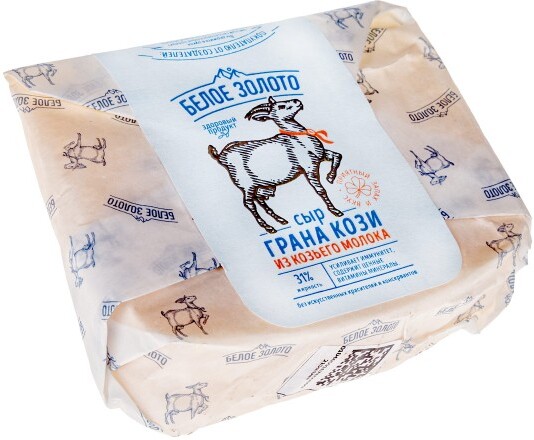 Сыр Грана Кози Леварден из козьего молока 31% Белое золото 150г БЗМЖ