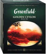 Чай Greenfield Golden Ceylon черный 100 пакетиков по 2 г