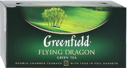 Чай Greenfield Flying Dragon зеленый 25 пакетиков по 2 г