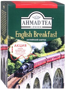 Чай Ahmad Tea English Breakfast черный листовой 200 г