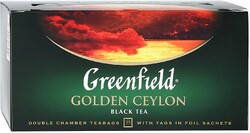 Чай Greenfield Golden Ceylon черный 25 пакетиков по 2 г