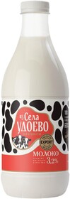 Молоко питьевое «Из села Удоево» 3,2%, 1,35 л