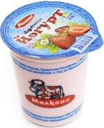 Йогурт «Милково» клубника 2,5%, 400 г