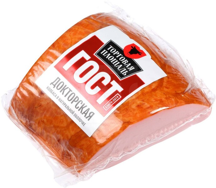 Колбаса Доктор Гост вар натуральная оболочка мини мясн/Продукт Торговая Площадь