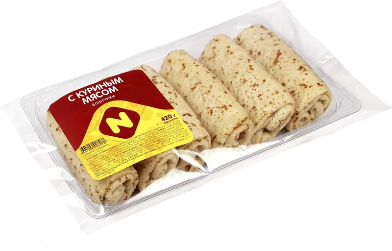 Блинчики Останкино с куриным мясом 420г