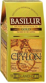 Чай Basilur The Island of Tea Ceylon Gold золотой черный листовой 100 г