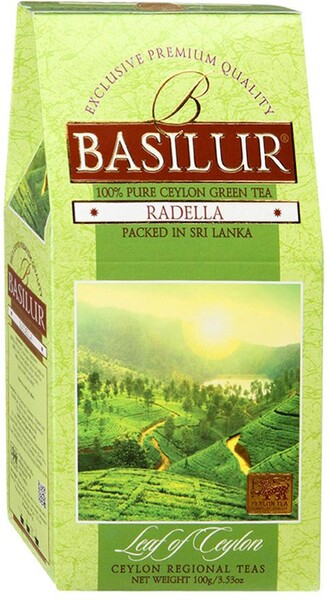 Чай Basilur Leaf of Ceylon Radella зеленый листовой 100 г