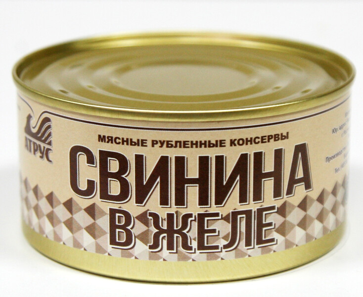 Консервы Атрус Свинина в желе 325г