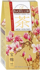 Чай Basilur Milk Oolong зеленый листовой с ароматом молока 100 г