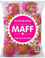 Кексы Русскарт Маффины творожные, 0.33кг