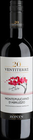 Вино красное сухое «Zonin 20 Ventiterre Montepulciano d'Abruzzo» 2020 г., 0.75 л