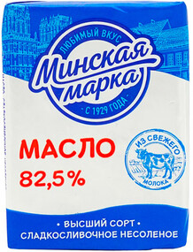 Масло Минская марка Крестьянское 82,5%