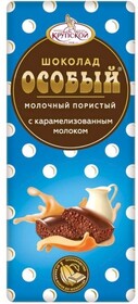 Шоколад Фабрика имени Крупской Особый молочный пористый, 0.08кг