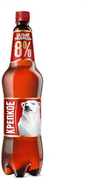 Пиво «Белый Медведь» крепкое светлое фильтрованное 8%, 1,25 л