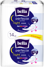 Прокладки Bella night с покрытием extra soft, супертонкие, 14 шт