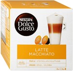 Капсулы Nescafe Dolce Gusto Latte Macchiato 16 штук (8 молочных капсул 8 по 17.8 г + 8 кофейных капсул 8 по 6.5 г)