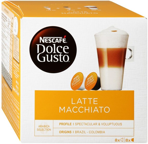 Капсулы Nescafe Dolce Gusto Latte Macchiato 16 штук