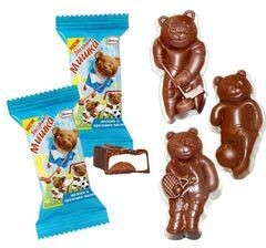 Конфеты Акконд Звездный мишка с арахисовой пастой, 1кг
