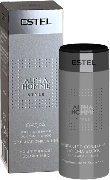 ESTEL PROFESSIONAL Пудра ALPHA HOMME мужская для создания объема волос, 8 г 