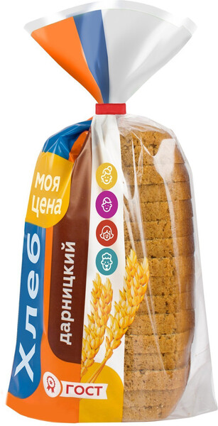 Хлеб Моя Цена Дарницкий нарезанный 650г
