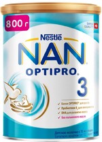 Молоко детское сухое Nestle NAN Optipro 3 с 12 месяцев 800 г