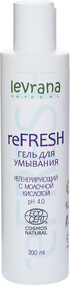 Гель для умывания Levrana ReFresh с молочной кислотой, для проблемной кожи против прыщей, регенерирующий, 200 мл