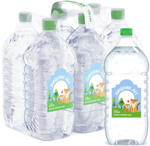 Вода Шишкин лес питьевая негазированная с 0 месяцев 1.75 л