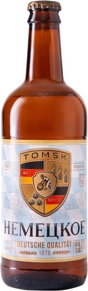 Пиво Немецкое, Томское, 500 мл., стекло