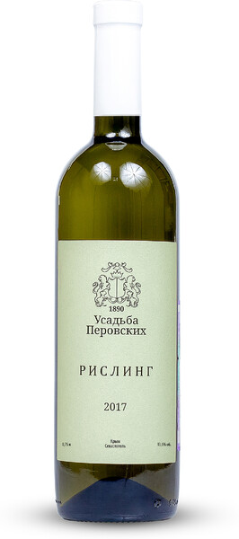 Вино белое сухое «Усадьба Перовских Рислинг» 2021 г., 0.75 л