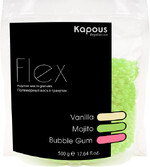 Kapous Professional Полимерный воск в гранулах Flex с ароматом Мохито, 500 г