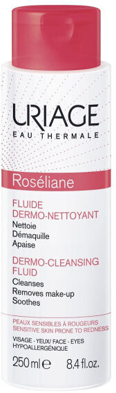 URIAGE / ROSELIANE / РОЗЕЛЬЯН Дермоочищающая эмульсия для лица и контура глаз, 250мл