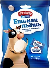 Продукт молочный Три коровы Два кота Ешь как пьешь со вкусом пломбира 50г