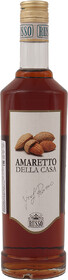 Ликер десертный 'Амаретто Делла Каса' Антика Дистилерия Руссо 20%-35%, 0,7л. (Окей)