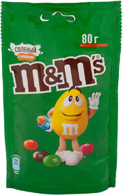 Драже M&M's с арахисом, солью и молочным шоколадом 80г