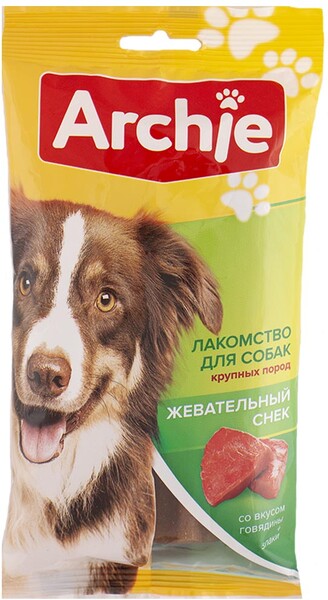 Лакомство ТЧН! Archie Dent для собак крупных пород Снек жевательный 150г