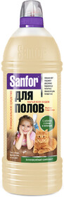 Средство чистящее Sanfor Ультра блеск для мытья полов Забота о домашних питомцах 1л