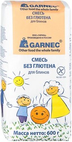 Смесь Garnec для блинов без глютена 600г