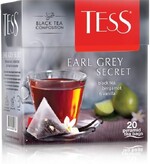 Чай Tess Earl Grey Secret черный ароматизированный 20 пирам., 0.04кг