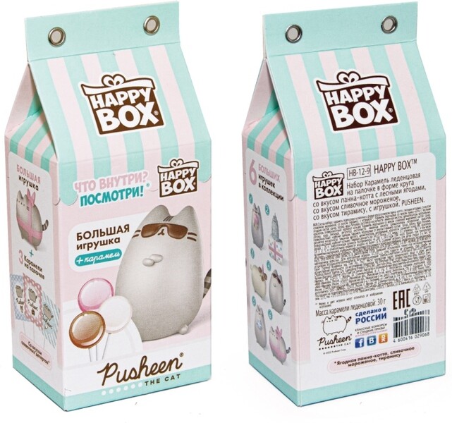 Сладкая Сказка / Набор коллекционных фигурок PUSHEEN, детский подарок, игрушка и карамель, 30г. Сладкая Сказка