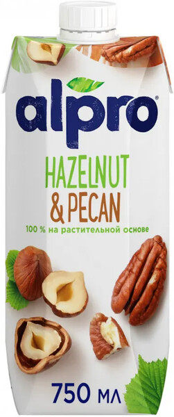 Напиток Alpro растительный ореховый 1.0% 750 мл