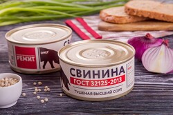 Свинина тушёная высший сорт №8 325гр