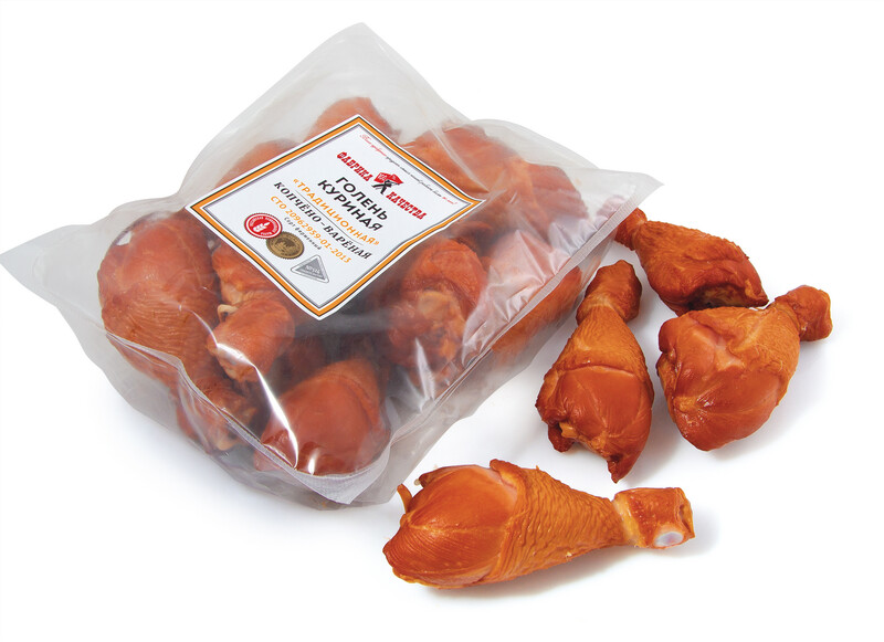 Голень куриная традиционная Фабрика качества варено-копченая, ~800г
