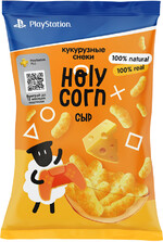 Снеки кукурузные HOLY CORN Ground Pack со вкусом сыра, 50г