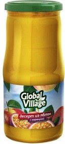 Десерт Global Village из яблок с маракуйей 530г