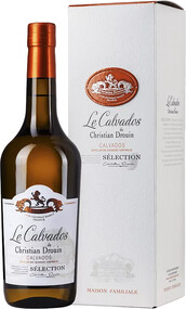 Кальвадос Selection Calvados AOC Christian Drouin (gift box) 0.35л
