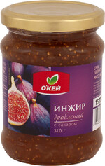 Инжир дробленый с сахаром ОКЕЙ ст/б 310г