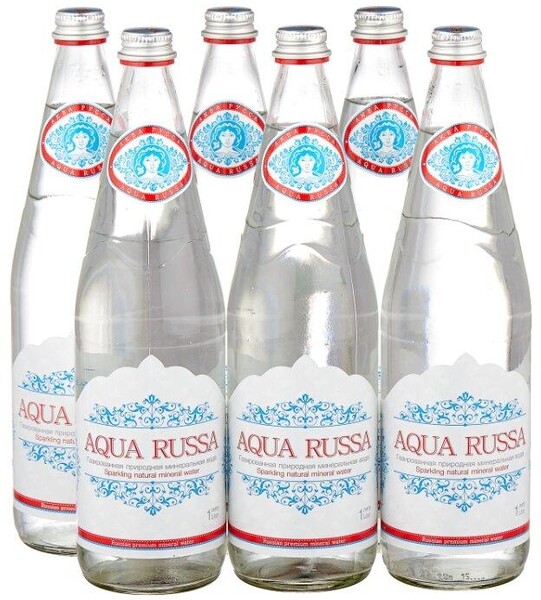 Вода газированная Aqua Russa 1 л